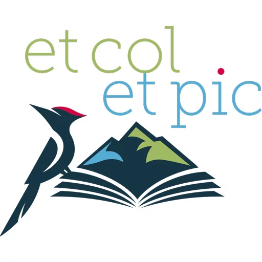 Logo de l'école de formation d'accompagnateur en montagne : et col et pic